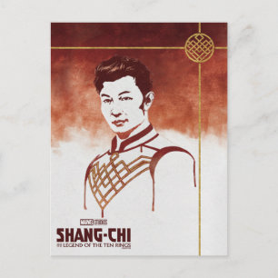 Shang-Chi Watercolor Portrait Postcard