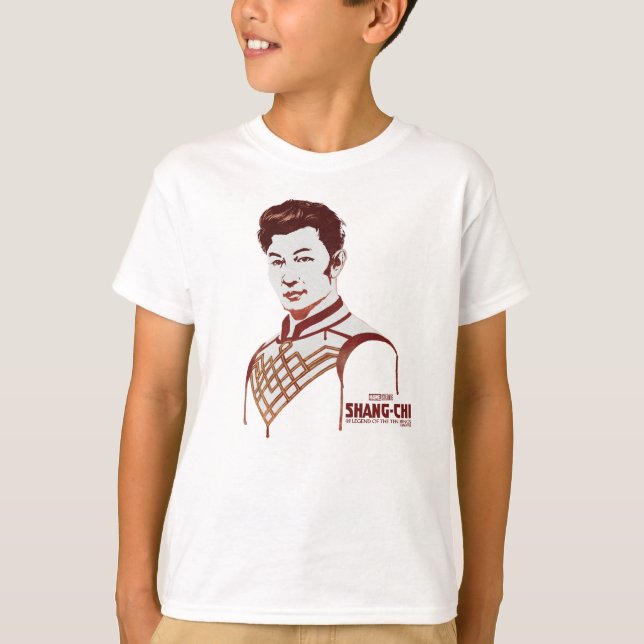 Shang-Chi Watercolor Portrait T-Shirt (Front)