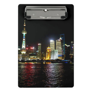 Shanghai at Night Mini Clipboard