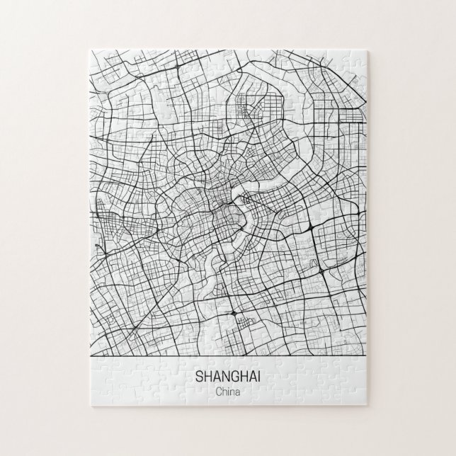 Shanghai China Jigsaw Puzzle (Vertical)