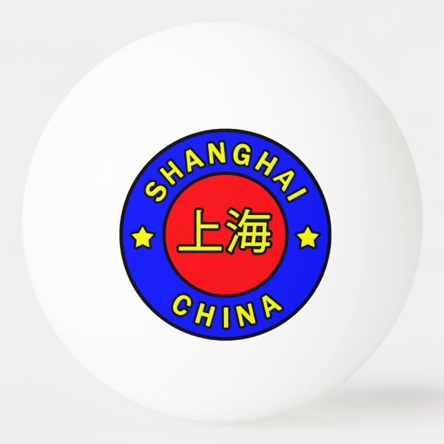 Shanghai China Ping-Pong Ball (Front)