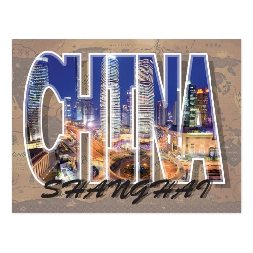 Shanghai, China Postcard | Zazzle