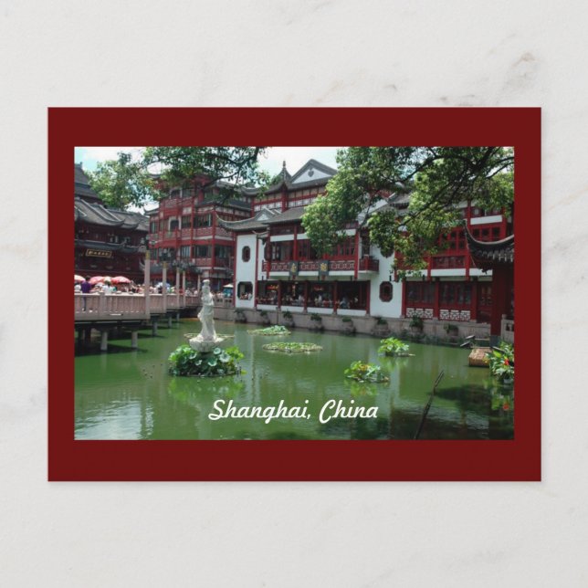 Shanghai, China Postcard (Front)