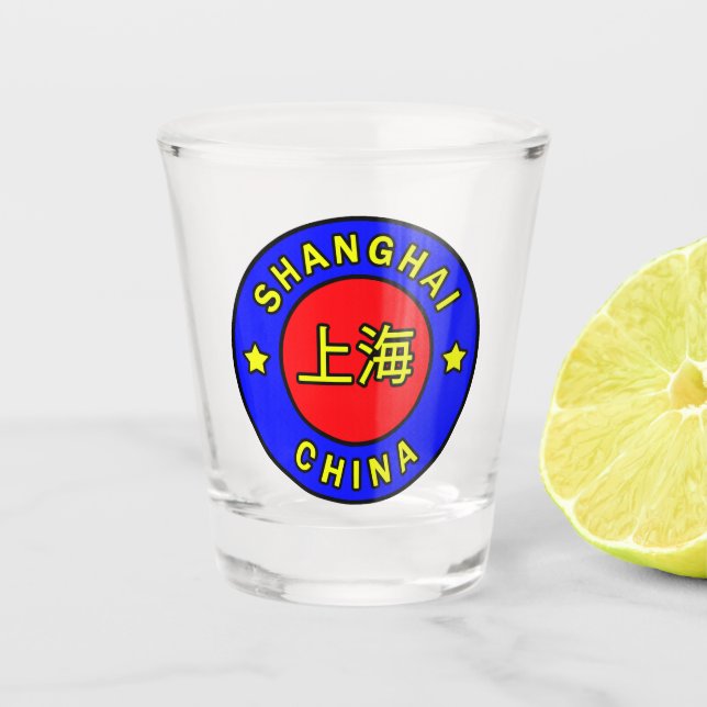 Shanghai China Shot Glass (Front)