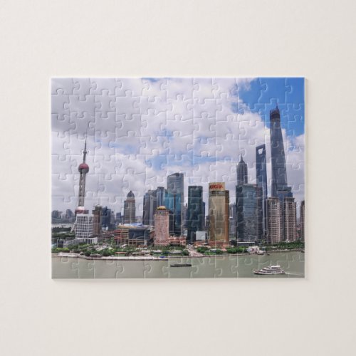 Shanghai China skyline Jigsaw Puzzle