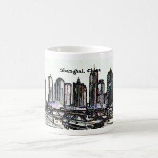 Shanghai China skyscraper panorama mug2 Coffee Mug