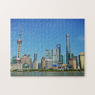 Shanghai, China - View from the Bund Jigsaw Puzzle