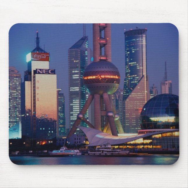 Shanghai city of China Mouse Pad (Front)