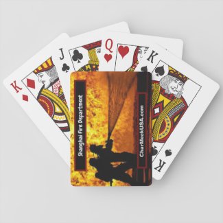 Shanghai Fire Department Playing Cards