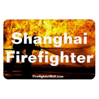 Shanghai Firefighter Flames flexible magnet