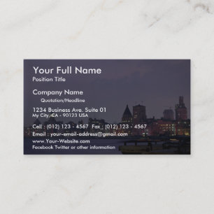 Shanghai Harbor, China Business Card