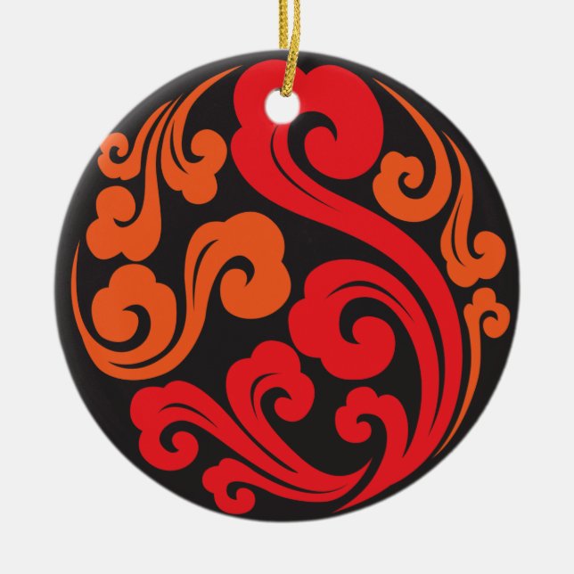 Shanghai Moon Chinese Bistro & Bar 05 Ceramic Ornament (Front)