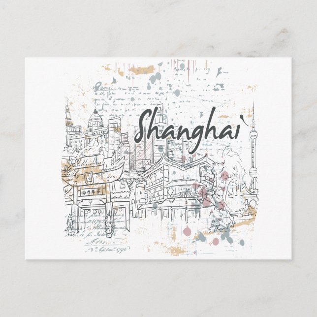 Shanghai Postcard (Front)