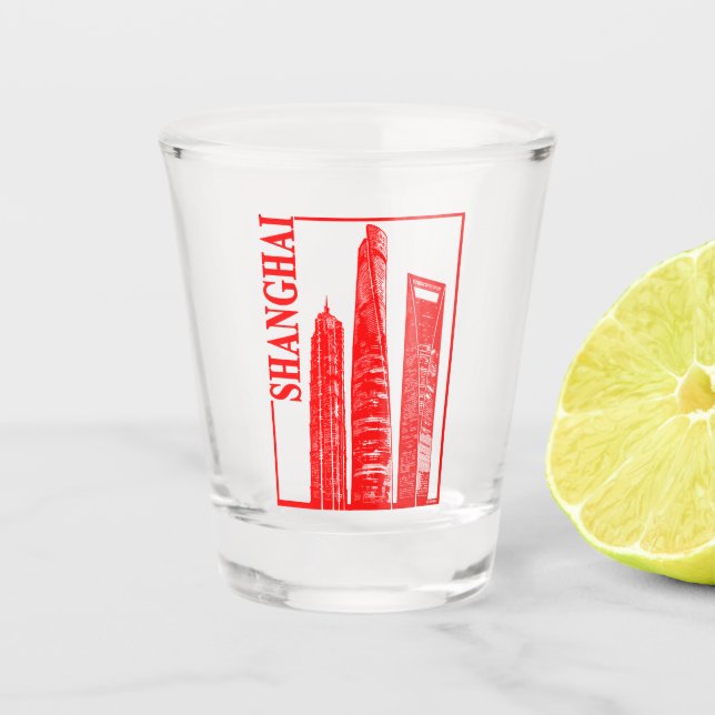 Shanghai Shot Glass (Front)