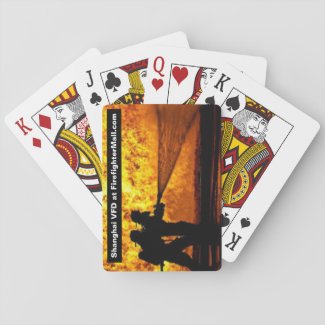 Shanghai VFD at FirefighterMall.com Playing Cards