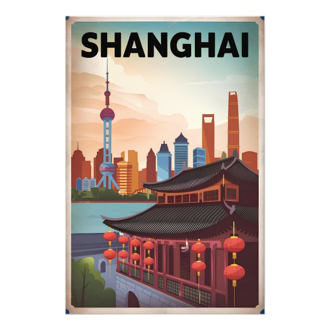 Shanghai vintage photo print (Front)