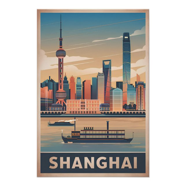 Shanghai vintage poster (Front)