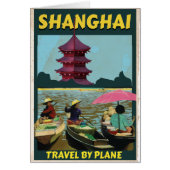 Shanghai vintage travel poster (Front)