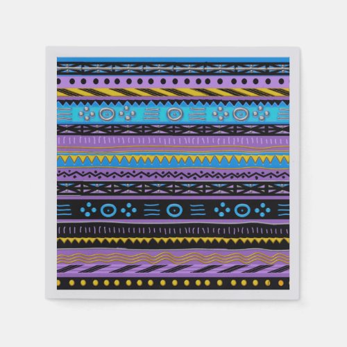 Shango African Pattern Mix Napkins