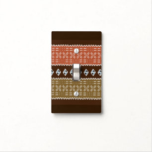Shango Brown Tribal Switch Cover