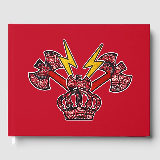 Shango Sango Oshe Ax Crown Guest Book (Front)