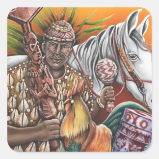 Shango Square Sticker