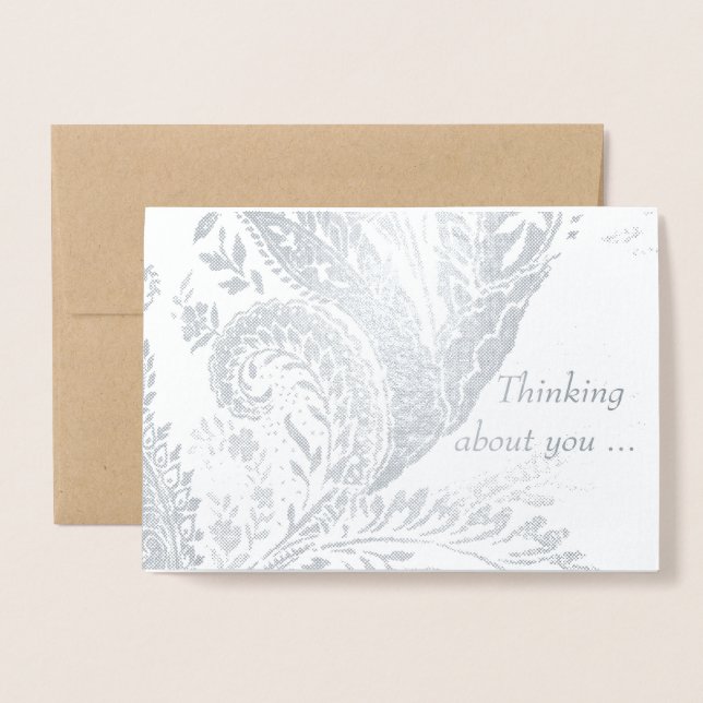 "Shangri La" Standard Foil Thinking About You Card (Front With Envelope)