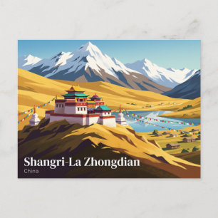 Shangri-La Zhongdian China Postcard