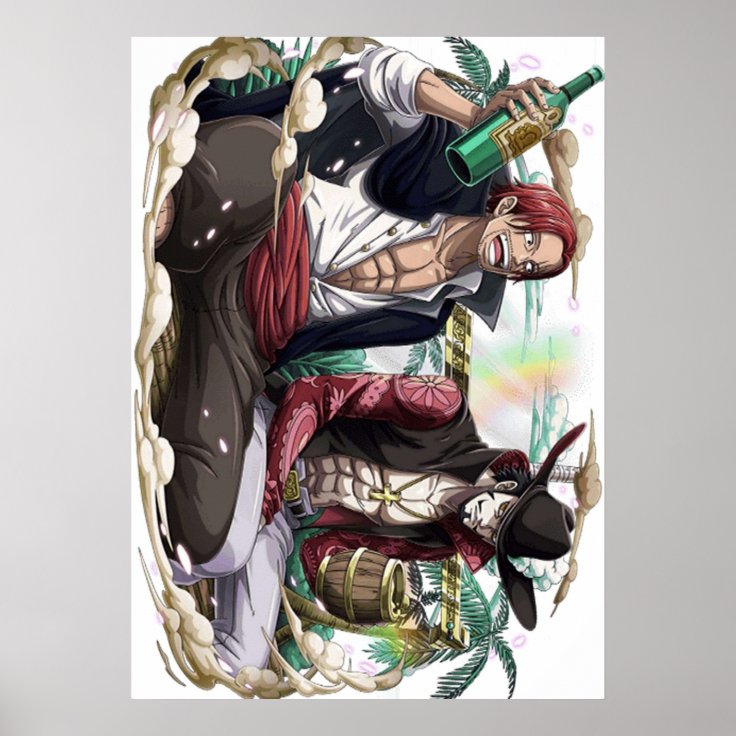 Shanks And Mihawk Poster Zazzle 