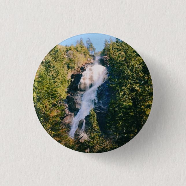 Shannon Falls, Squamish, Canada  Button (Front)