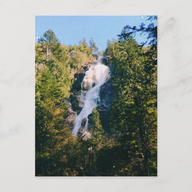 Shannon Falls, Squamish, Canada  Holiday Postcard (Front)