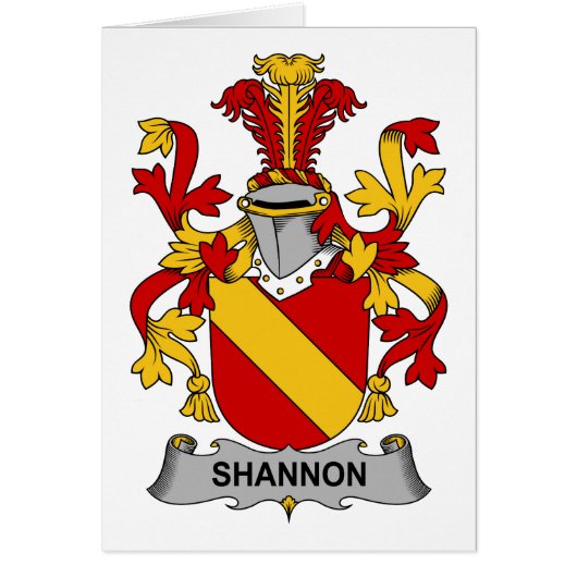 Shannon Family Crest Cards (Front)