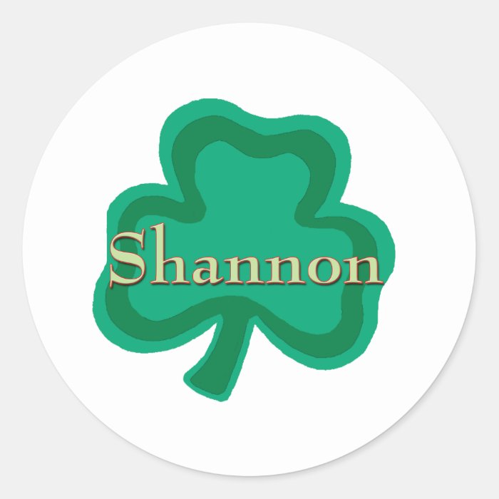 Shannon Irish Stickers