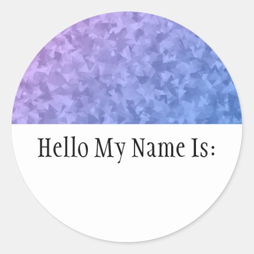 Shannon Name Badge Sticker | Zazzle