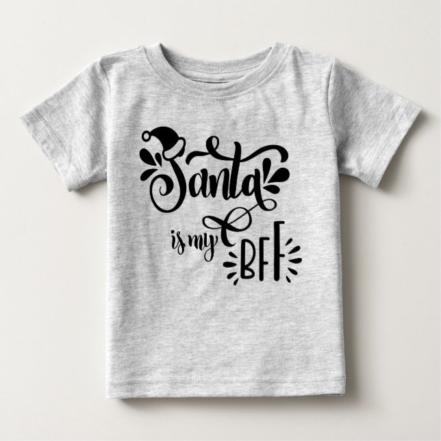 Shanta is my BFF Cute Christmas T-Shirt (Front)