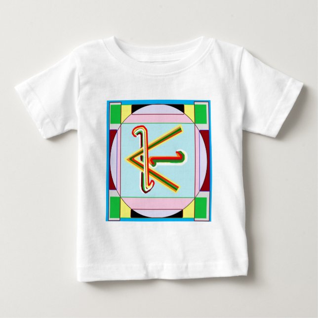 Shanti i.e. Peace: Karuna Reiki Healing Symbol Baby T-Shirt (Front)