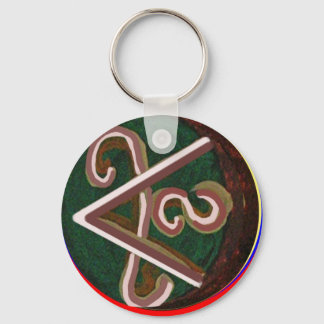 Shanti = Peace Keychain