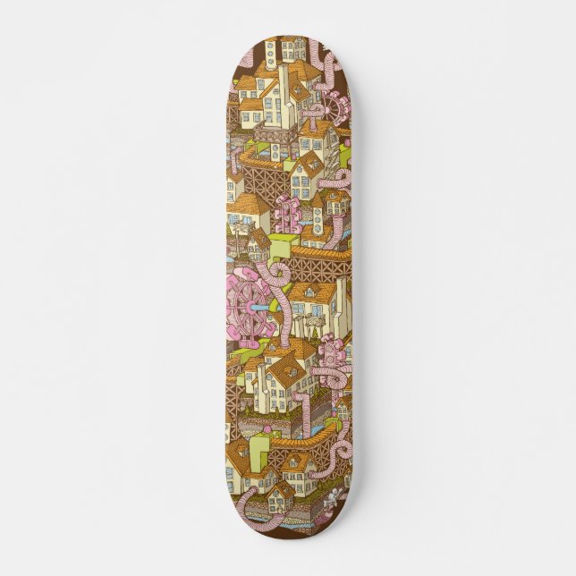 shantytown skateboard deck (Front)
