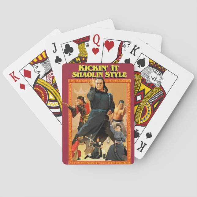 Shaolin Kung Fu Poker Cards (Back)