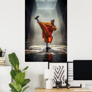 Shaolin Kung Fu Warrior Poster