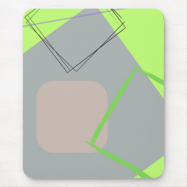shape and colors mouse pad (Front)