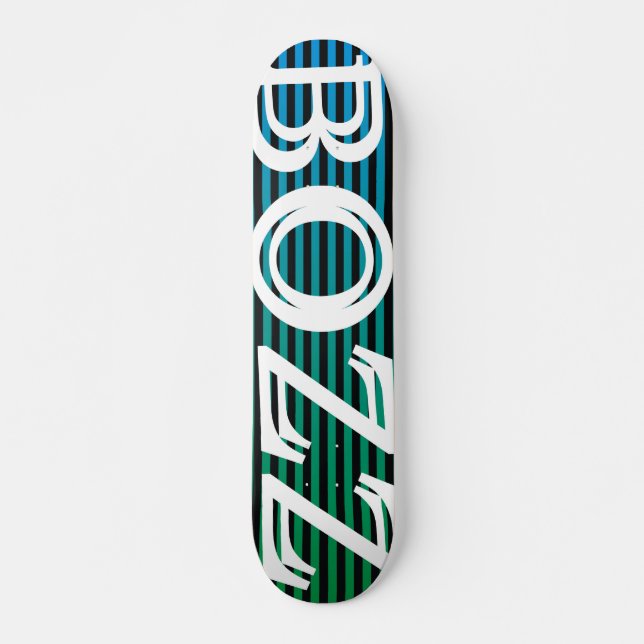 Shape BOZZco. Model: classic1 (ref.18) Skateboard (Front)