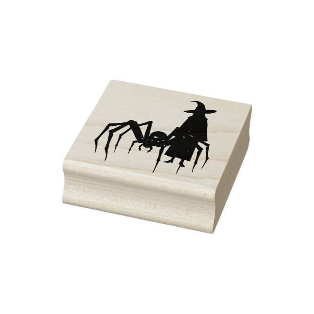 Shape Changing Spider Witches Rubber Stamp (Stamp)