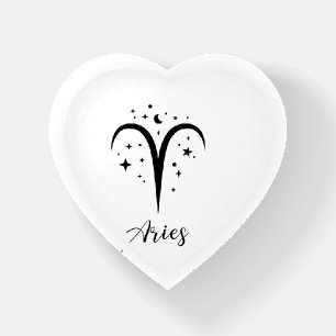 Shape: Glass Heart Paperweight