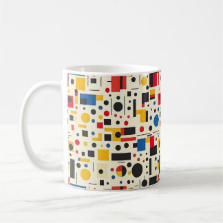 Shape Intelligence, beautiful, bauhaus, colorful Coffee Mug