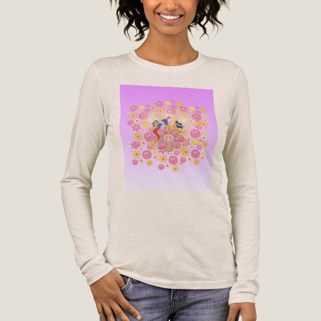 SHaPe Long Sleeve T-Shirt Tri-Blend Shirt (Front)