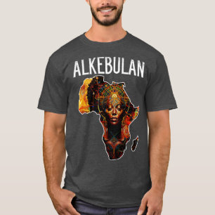 Shape Of Africa Map Alkebulan Melanin Gift T T-Shirt