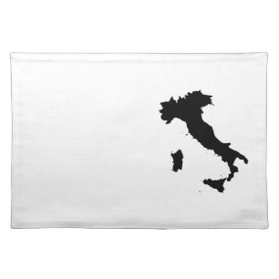 Shape of Italy Placemat