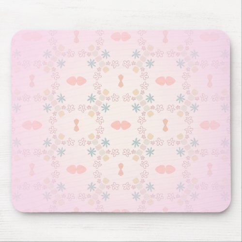 Shape Pastel Cairo pentagonal pattern tiling  Mouse Pad