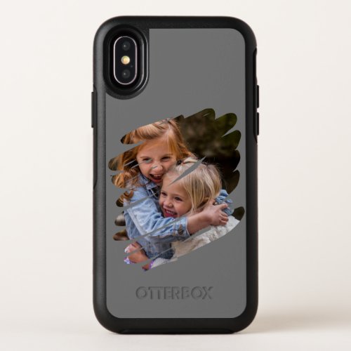 Shape Photo Unique Customized minimalistic OtterBox Symmetry iPhone XS Case